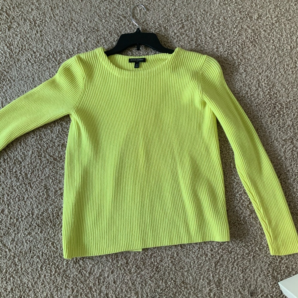 Banana Republic Yellow Sweater